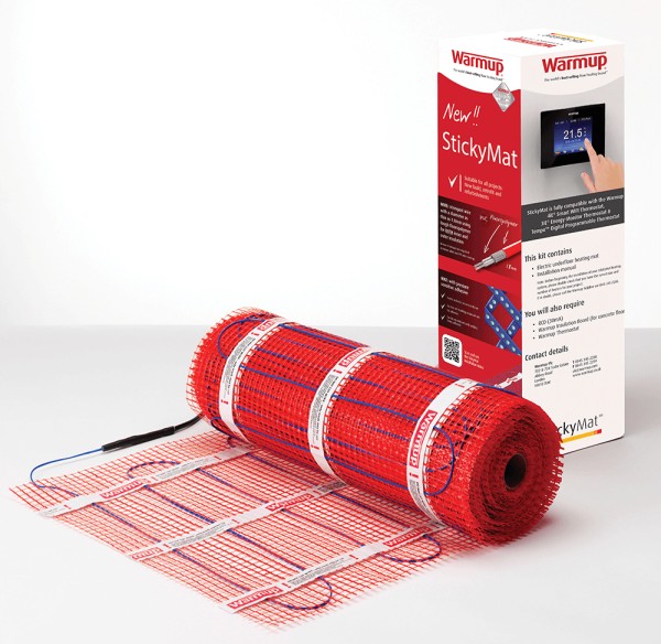 Warmup® StickyMat - selbstklebendes Matten-Heizsystem 150 W/m²