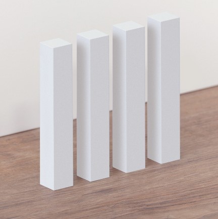 Universal Holz-Ecke weiß 15 x 15 x 112 mm